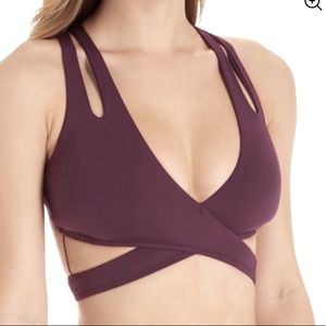 Becca Swim Color Code Convertible Split Strap Top